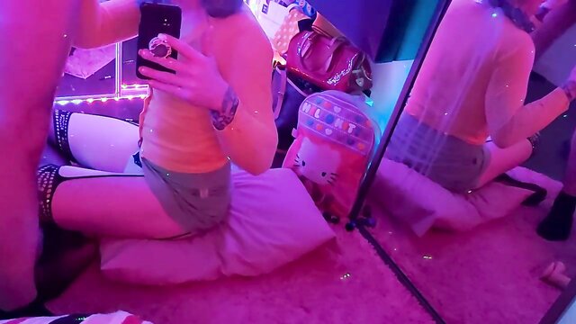 crossdresser blowjob expert : Femkittenboy