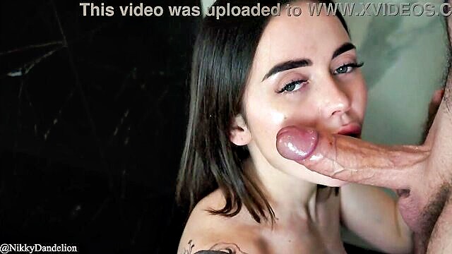 pussy, porn, sex - sexy nikky enjoys a steamy shower before a hot 4k 60fps fuck