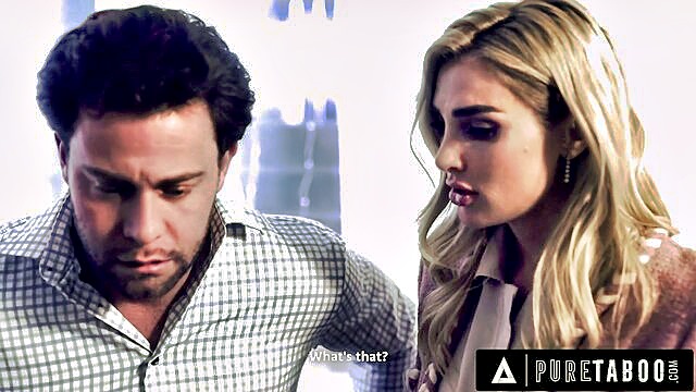 Kenzie Anne - sketchy dude fucks and creampies a blonde babe Pure Taboo