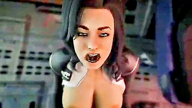 cumshot, hentai, creampie - miranda lawson facial