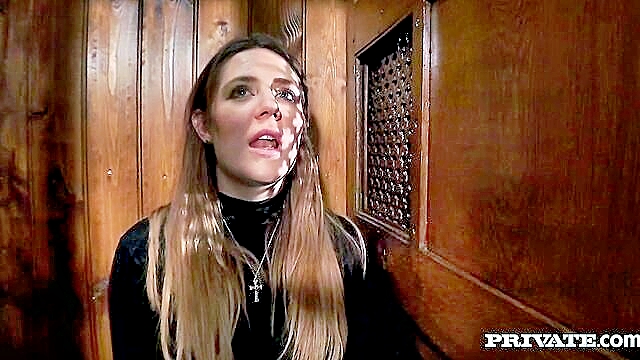 Samantha Bentley - samantha bentley gets a huge facial in i confess