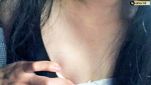 big cock, car blowjob, asian creampie - wild thai couples public car blowjob and creampie