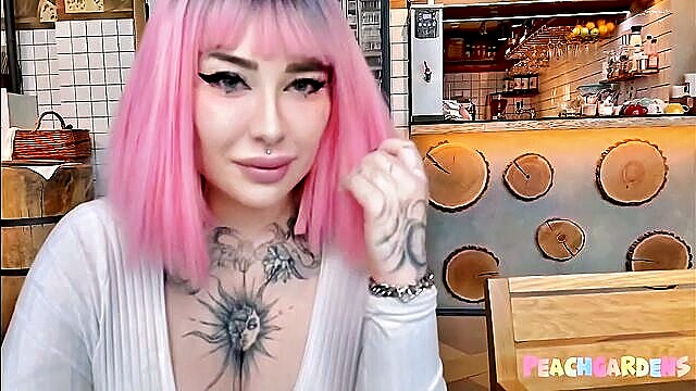 hardcore, outdoor, homemade - pink hair bimbo outdoor sex
