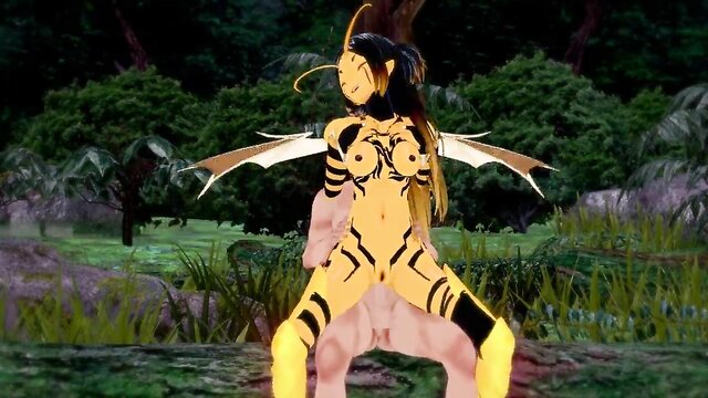 animated womans moans in pleasure while receiving creampie : KChentai