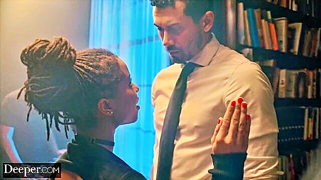 Alex Jones, Kira Noir - sensual blowjob and deep fuck with kira noir at an afterparty Deeper