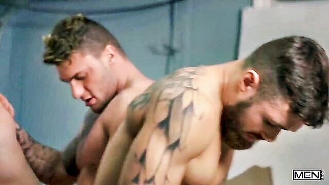 William Seed, Jason Vario, Thyle Knoxx - men group sex video Men