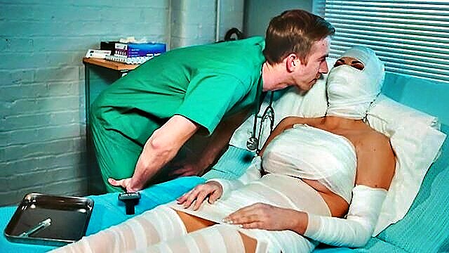 homemade, brunette, doctor - jasmine jae office scene