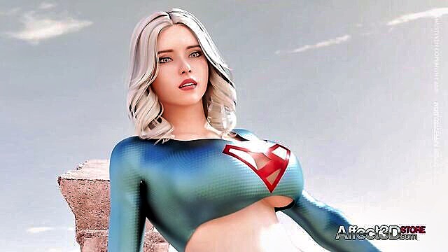 Susanne Brend, Blonde Angel, Desert Angel - big tit superhero porn Affect3D Official