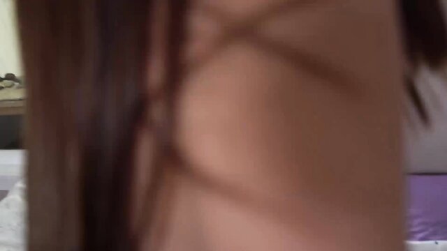 small sex, pov, stepsis - fetish fun with a petite brunette in pov