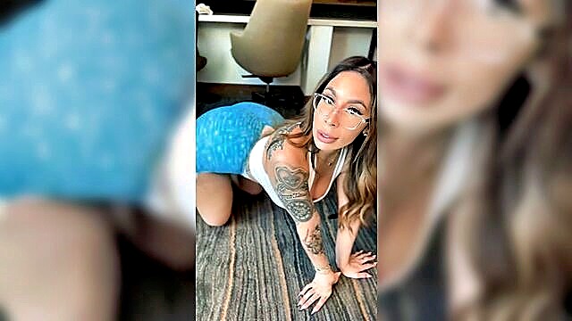 lesbian, big dick, blowjob - thick latina blowjob