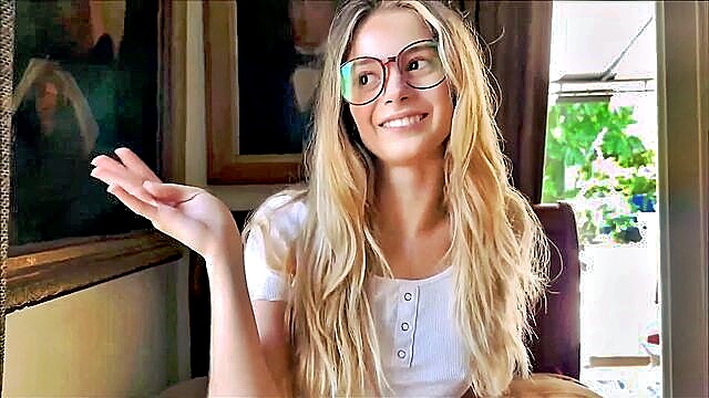 blonde, big cock, blowjob - skinny stepsister german porn
