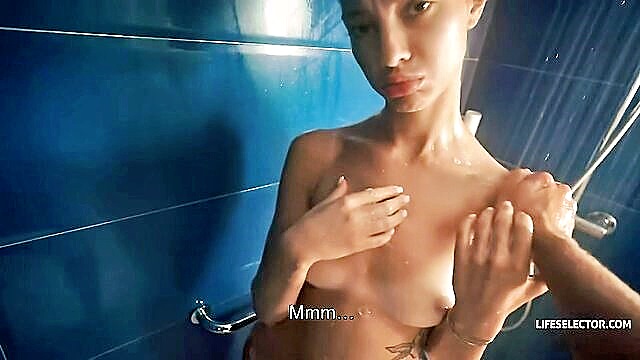 teen, blowjob, cumshot - stepsis cheating pov