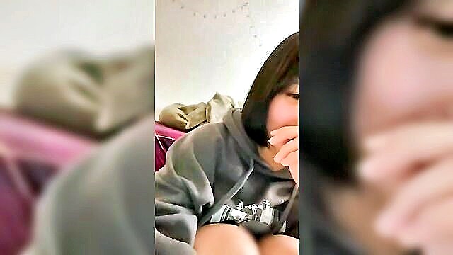 asian, amateur, homemade - ahoo brunette solo masturbation