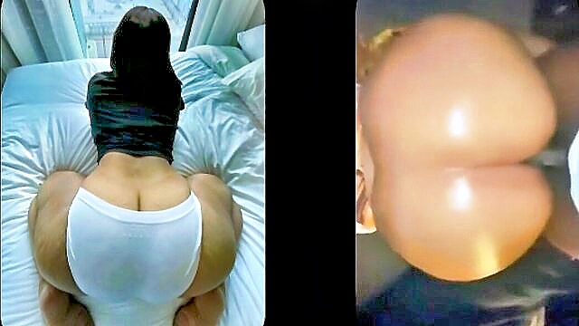 amateur, homemade, ebony - dat ass striptease