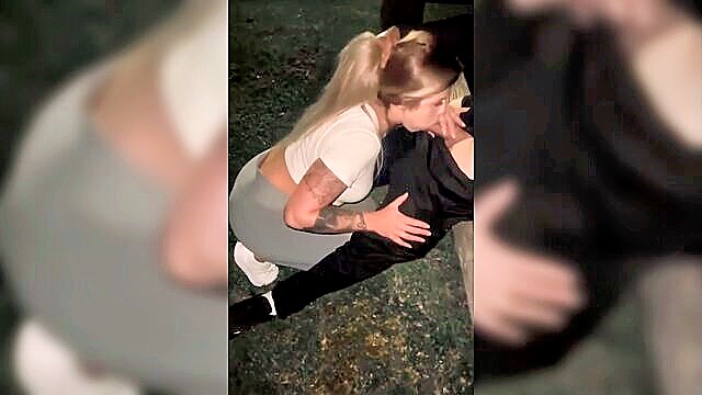 Raissa Conte - cuckold wife sharing in park