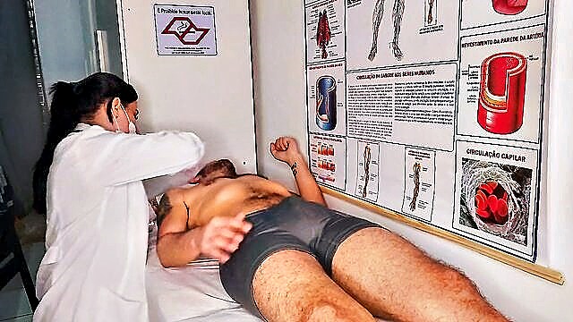 cock, deep, deep throats - nurse in front of