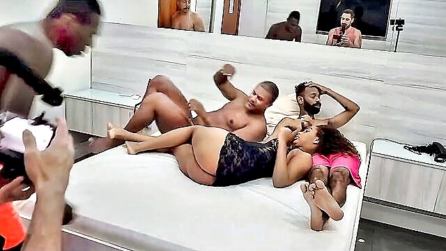 anal, latina, sexy - preggo slut gangbang