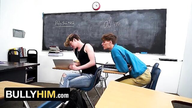 big cock, 2 gay, virgin - bully fucks newbie virgin