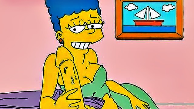 cartoon, comics, anime - marge simpson hentai