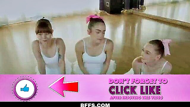 Ashley Anderson, Athena Rayne, Shae Celestine - pink ballet spy orgy BFFs