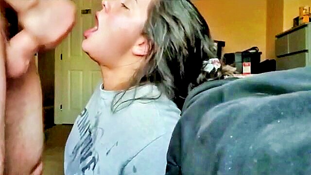 cum-, big cock, cum - hardcore facefuck tryout