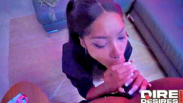 big dick, blowjob, big tits - 60fps porn video
