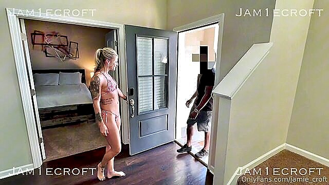 hotwife, bbc, fit - james croft interracial