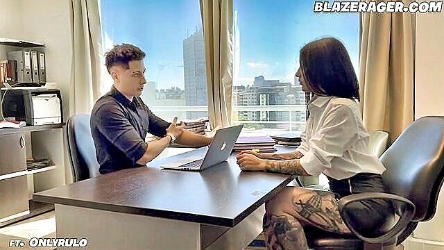 Blaze Rager - boss and employee porn Blaze Rager
