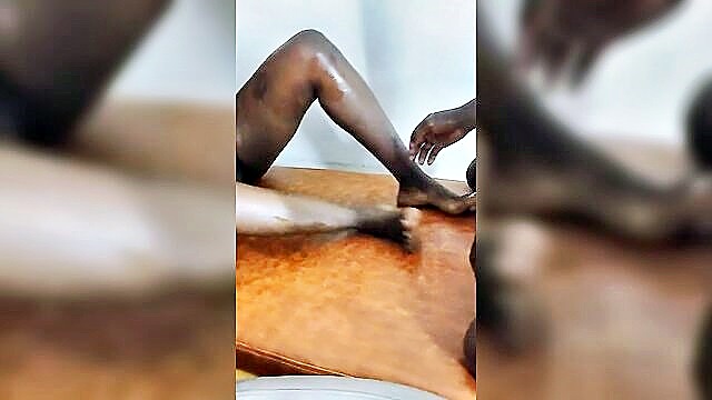homemade, amateur, ebony - kenyan married lady fucked on table