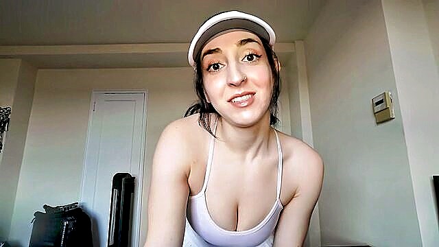 hardcore, amateur, blowjob - tennis match with sex