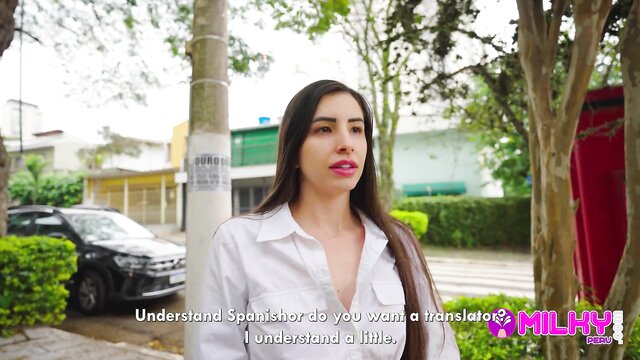 cumshot in brazilian girls ass after a hot apartment tour : Milky Peru