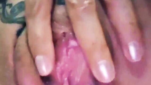 leaked solo masturbation video of busty jesika with close up shots and butt plug : juliet76