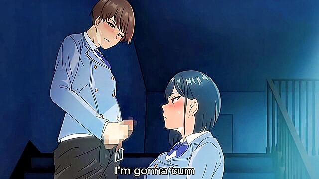 cum in mouth, public sex, school - busty hentai girl virgin