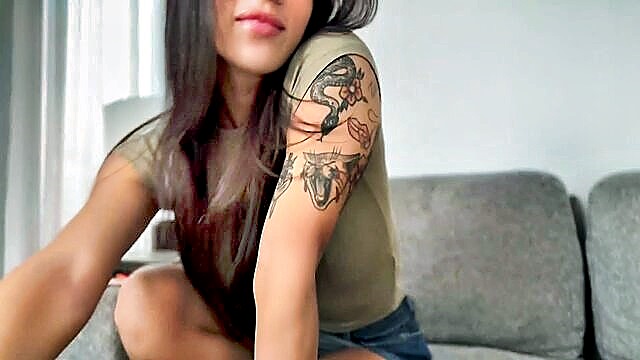blowjob, doggystyle, tattoo - anna cherry7 big ass cumshot