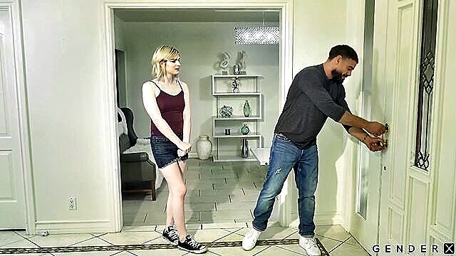 Ricky Larkin, Jean Hollywood - trans babysitters 2 scene 1 Adult Time