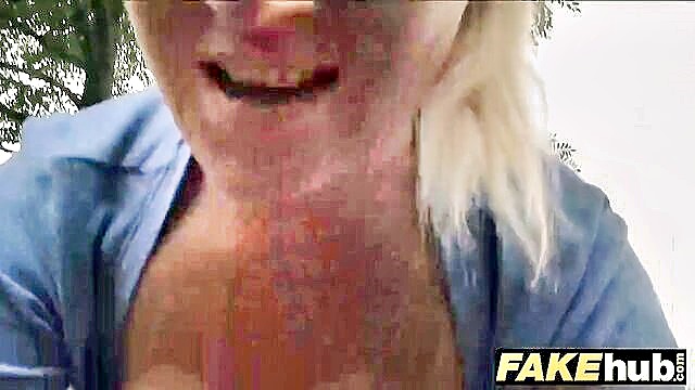 amateur, blonde, big boobs - huge tit teen bimbo