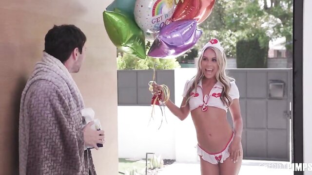 Tommy Pistol, Summer Vixen - petite blonde gets her tight asshole stretched by a big cock russel42