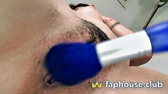 hairy puss, hairy pussy, rough masturbation - hairy pussy gonzo masturbation