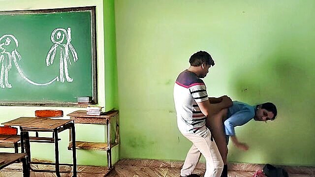 Resaal - indian student fucked in class