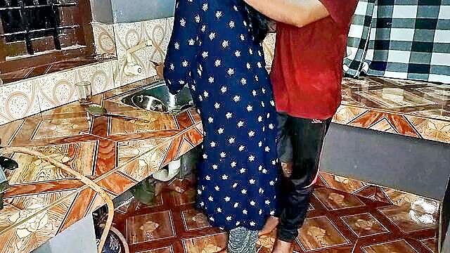 amateur indian blowjob, big ass kitchen, aunty riding - indian maid kitchen sex