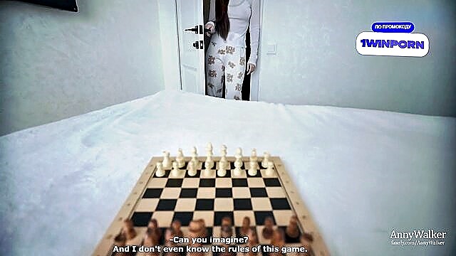 Anny Walker - stepsister teaches chess fucking Anny Walker