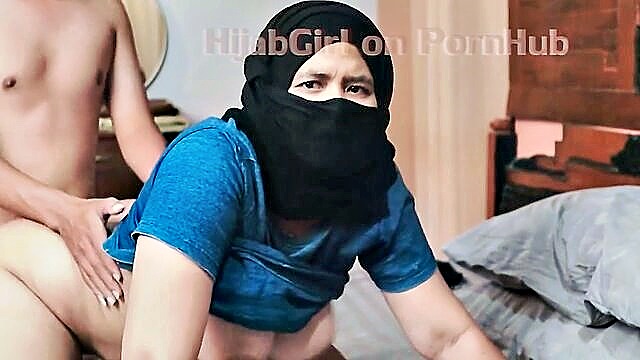 HijabGirl - indonesian muslim girl fucks hard