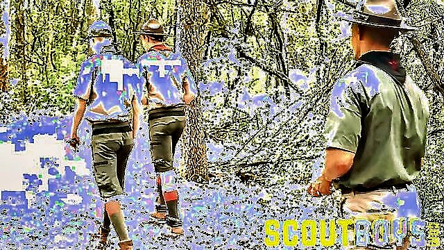 uniform, rimming, blowbang - scout leader fucks twinks