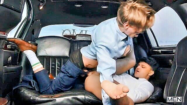 Leo Louis, Enzo Muller - limo sex with teens Men