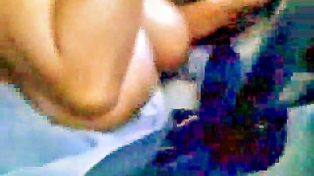 black and ebony, car, milf - ebony milf driving topless