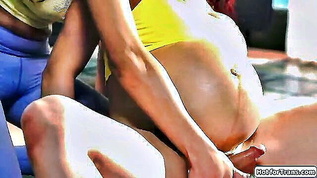big tit wife, big cock, big wife tits - pregnant tgirl emma rose