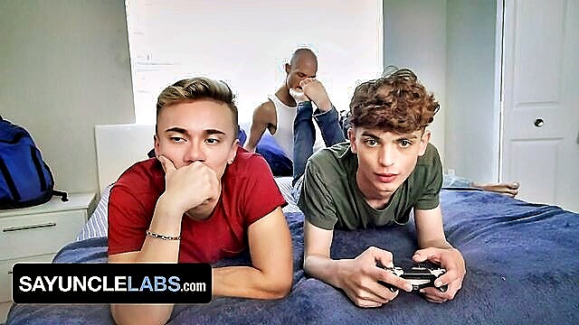 Carter DelRey, Jake Lawrence - sayuncle hottie threesome SayUncle