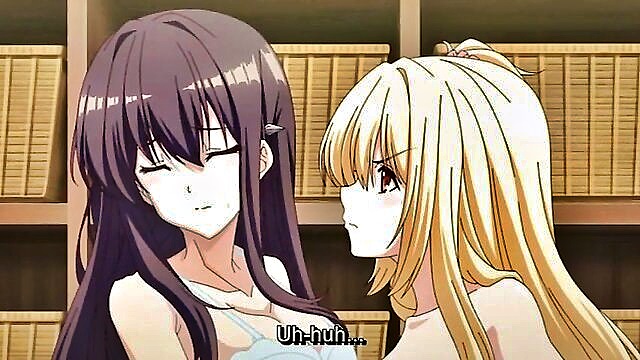 big boobs, cowgirl, blonde - hentai trap maidens falling in love