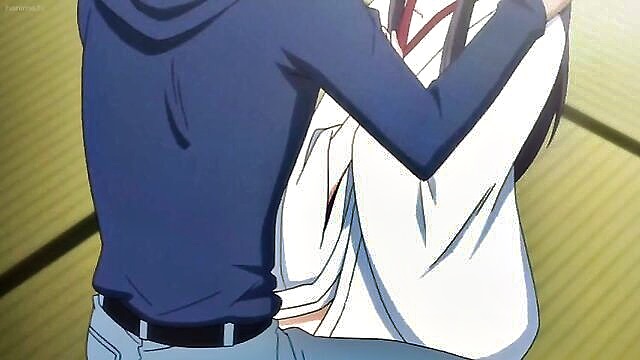 orgasm, fingering, pussy licking - anime bride fingered lesbian