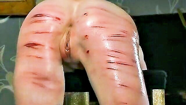 caning, master, lesbian slave - lesbian caning massage